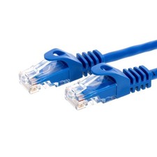 C2G 2m Cat6 RJ45 Booted Unshielded UTP Network Patch Cable Blue 83388