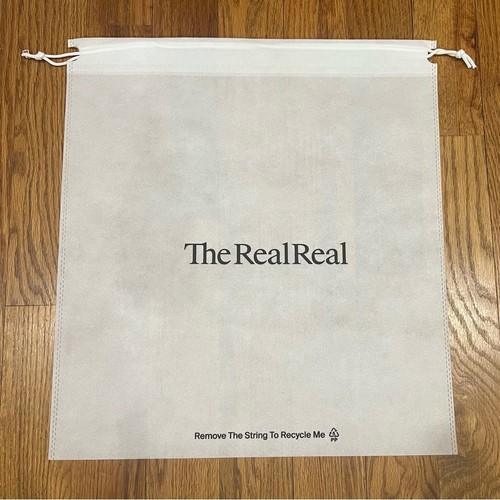 The Real Real TRR Authentisch Designer Luxus Handtasche Kordelzug Staubbeutel - Bild 2 von 4
