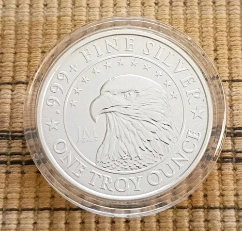JM Bullion 1 oz .999 Fine Silver Round