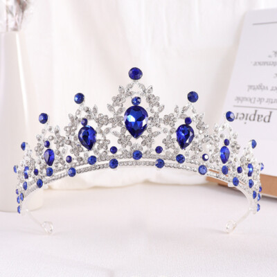 Champagne Gold For Women Tiara Crown Wedding Queen Prom Princess 25 Colours