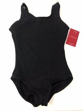 Capezio Big Girls' Tank Leotard, Black, M 8-10  NEW WITH TAGS 