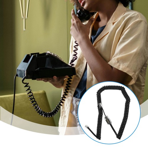Two-piece Telephone Line Set Cable Cord Extension Office Cables for Landline - Zdjęcie 3 z 12