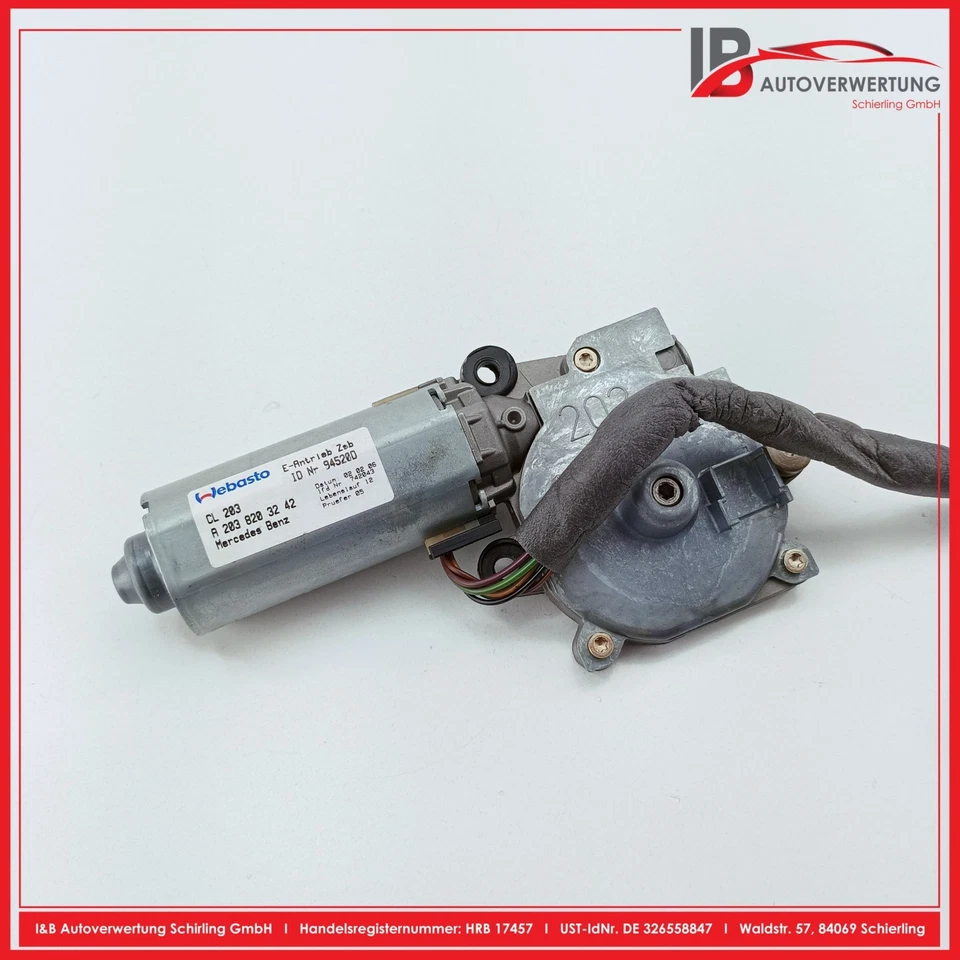 MERCEDES BENZ C-KLASSE COUPE CL203 C230 Motor Schiebedach A2038203242 0390200020 - Изображение 2 из 4