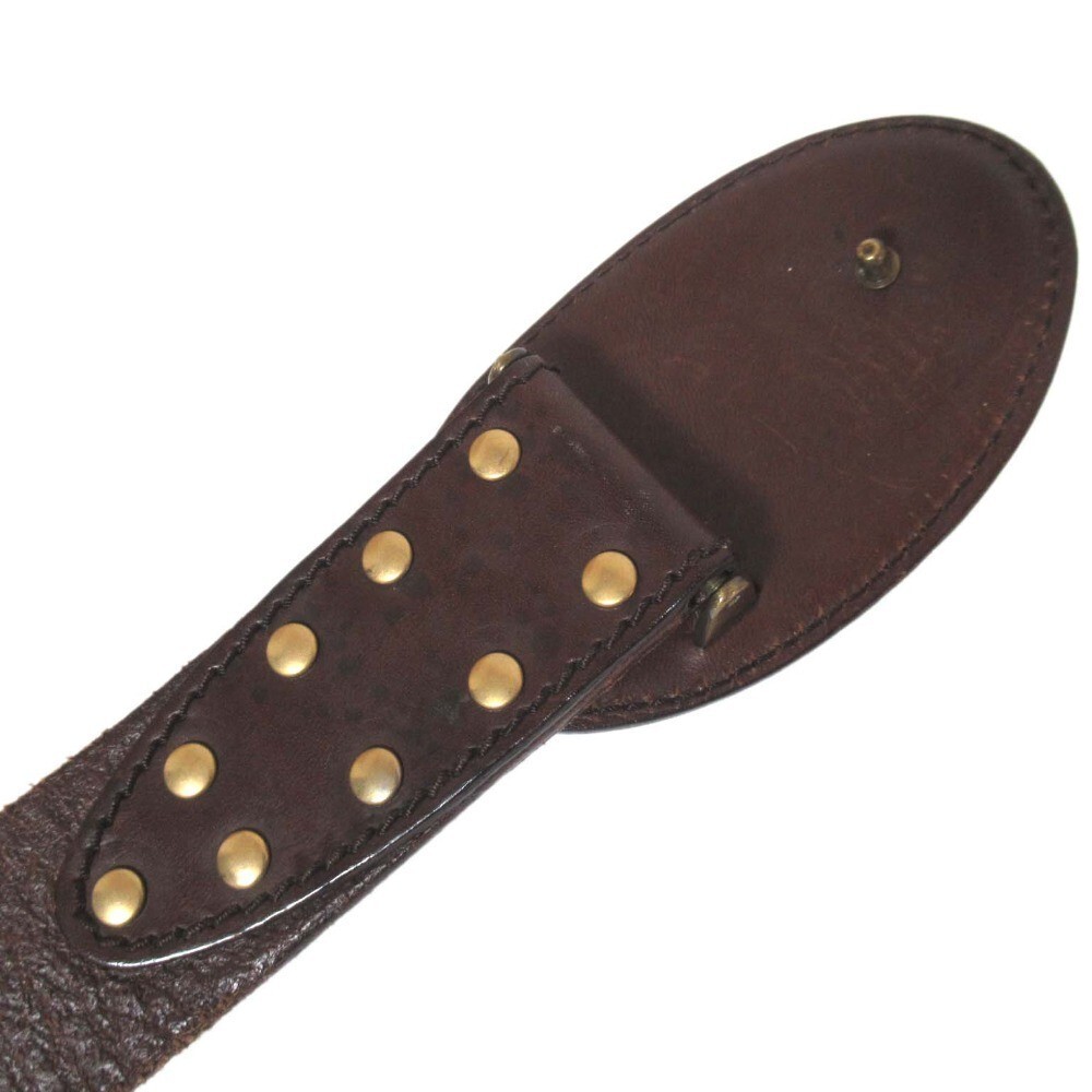 Dolce&Gabbana D&G Belt Leather Brown 85cm 34inch | eBay