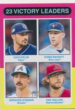 #310 ELFIN/CHRIS BASSITT/SPENCER STRIDER/ZAC GALLEN 2024 Topps Heritage LEADERS