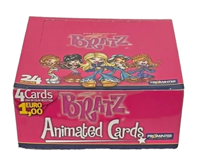 GIG - MGA ENTERTAINMENT Bratz "1 Box Animated Cards" Serie 2 Prominter 2003 (24 Bustine da 4 Cards cad.)