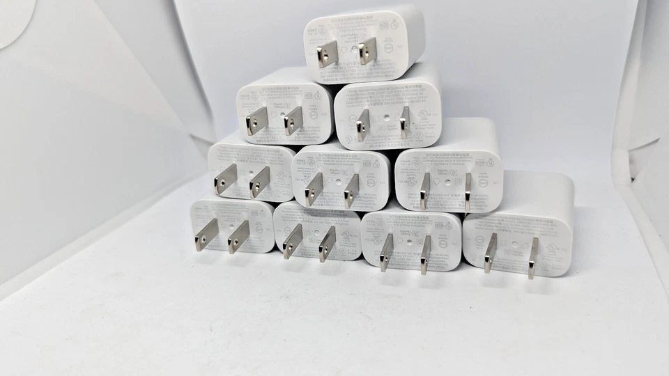 Lote de 50 - Cargador de Pared USB Único Google (5V/1.5A) 7.5W - Blanco (G1001) Nuevo Foto 2 de 4