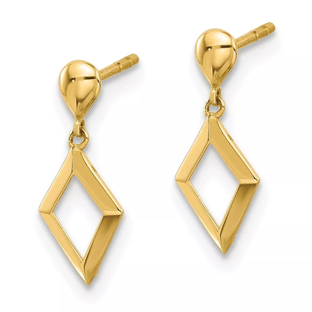 Diamond shaped cheap dangle earrings