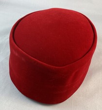 Authentic African Red IGWE Styled Native Fila/ Kufi Hat  Size 23  