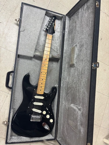 Epiphone Black Electric Guitar with Hard Case