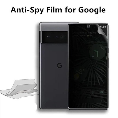 For Google Pixel 8 7 6 Pro 7A 6A Screen Protector Privacy Anti-Spy Hydrogel Film