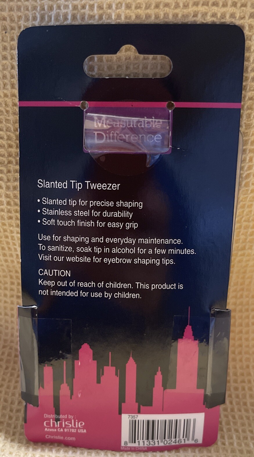 Measurable Difference  Slanted Tip Tweezer