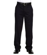 Dockers Men's D3 Classic Khaki Flat Front Pants 942680003 Black Metal
