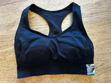 MEMBER'S MARK Black Large Seamless Racerback Padded Pullover Sports Bra NWOT 