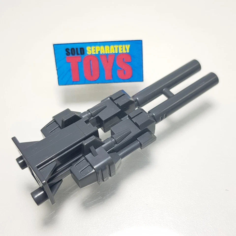 Transformers G1 Brawl DOUBLE BARREL GUN cannon 1985 Bruticus weapon accessory - Image 3 of 4