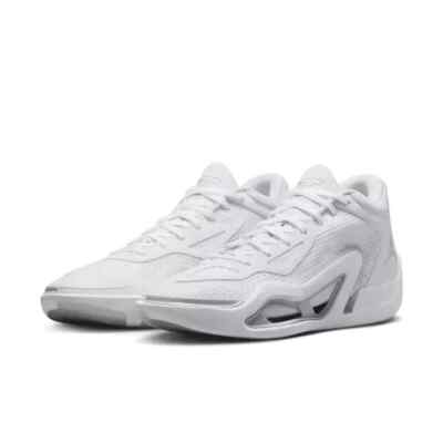 NEW Sz 10.5 Nike Jordan Tatum 1 TB Pure Money Fog Grey Triple White FB2863 100