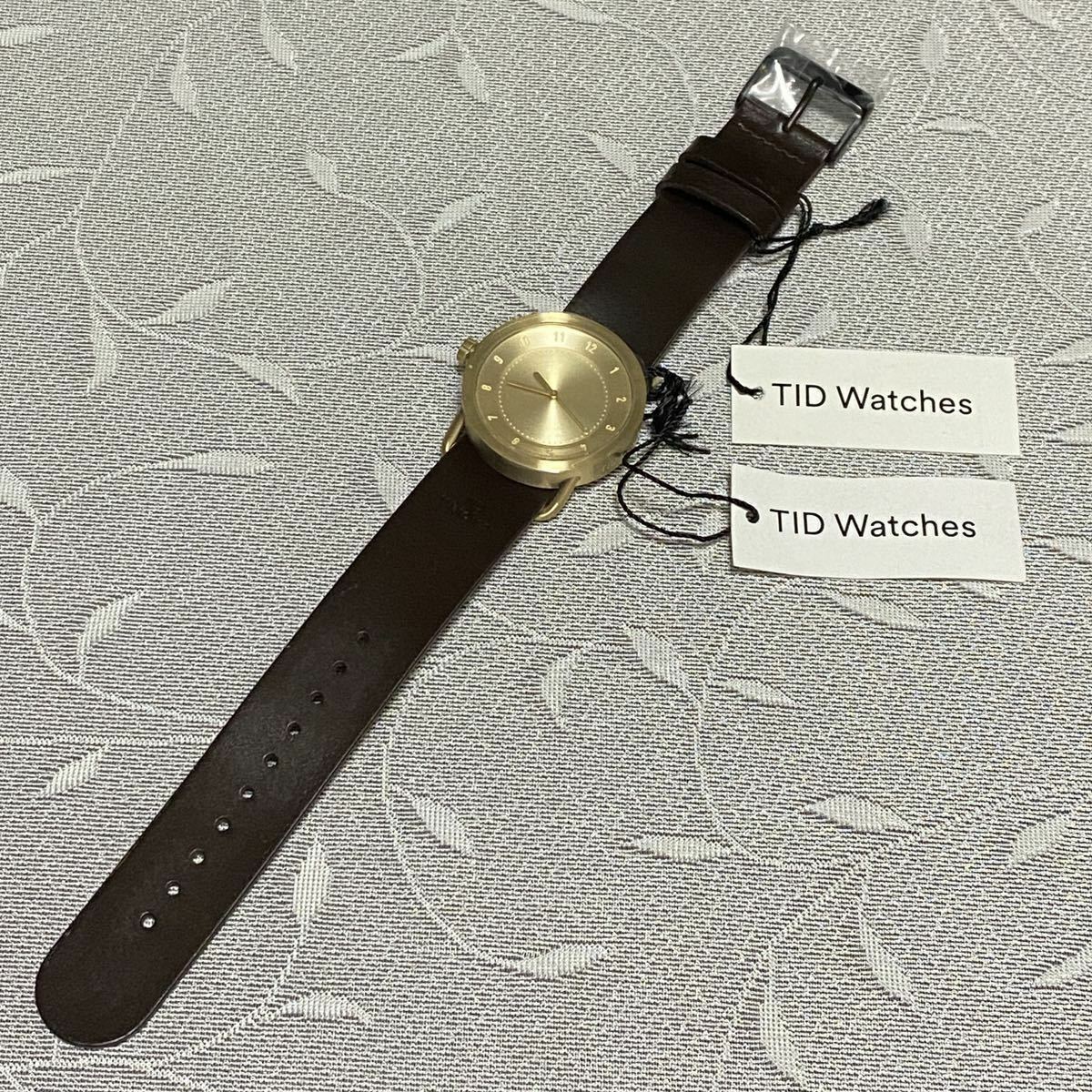 TID Watches No.1 Brown belt Leather 36mm New Battery | eBay