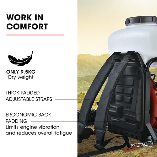 Baumr-AG Backpack Mist Blower Power Chemical Sprayer Pest Control 2-Stroke Agric - Picture 4 of 12
