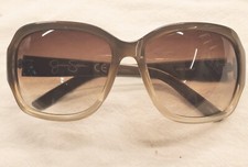 Oversized Jessica Simpson Smokey Ombre Sunglasses Brown to Gray J484