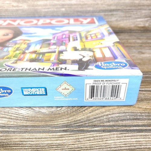 Hasbro Ms Monopoly Board Game Ages 8+ Women Investors New & Sealed - Picture 6 of 7