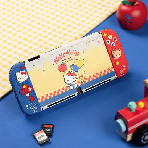 GeekShare X Sanrio Carry Case Cover for Nintendo Switch/OLED Kitty Gift Box Kits - Picture 7 of 11