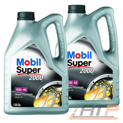 MOBIL 10 L LITER SUPER  2000 X1 10W-40 MOTOR-ÖL MOTOREN-ÖL 