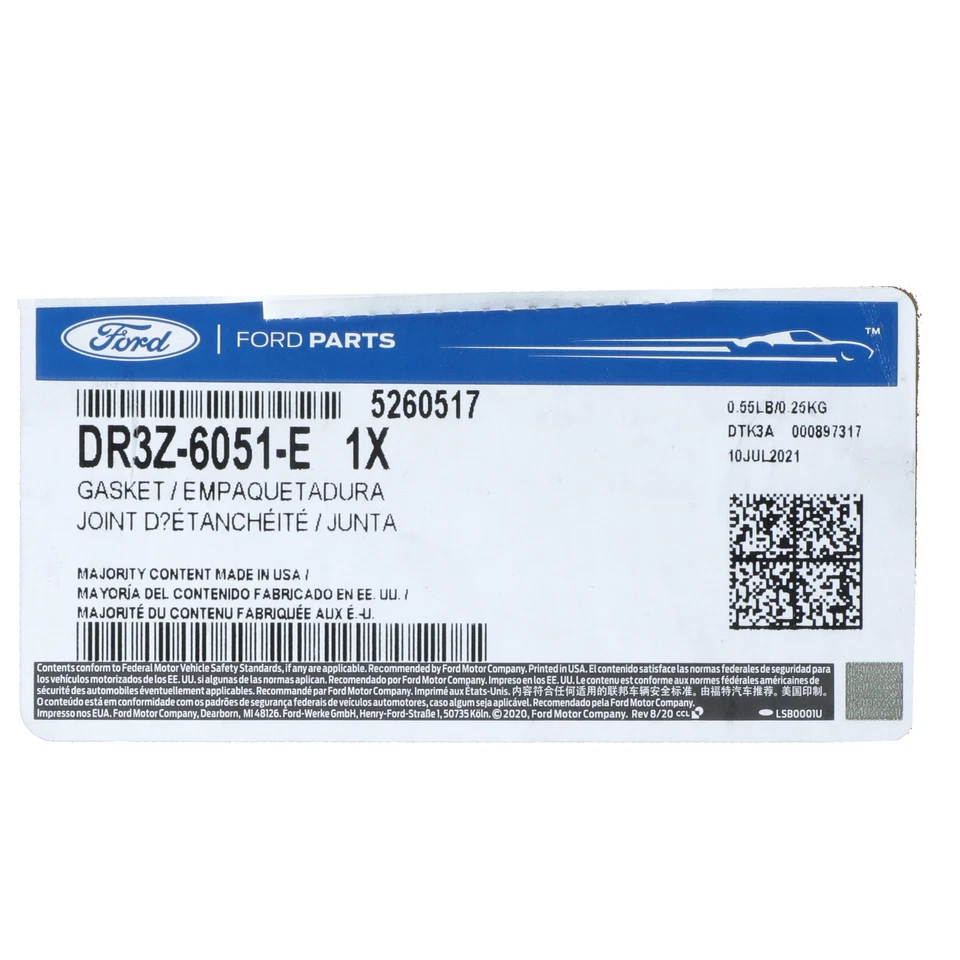 Junta de culata DR3Z-6051-E nueva OEM Ford 2011-2014 F-150 V8 Mustang V8 Foto 4 de 4