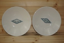 Iroquis Blue Diamonds (2) Soup Bowls, 7 3/4"   (S22)