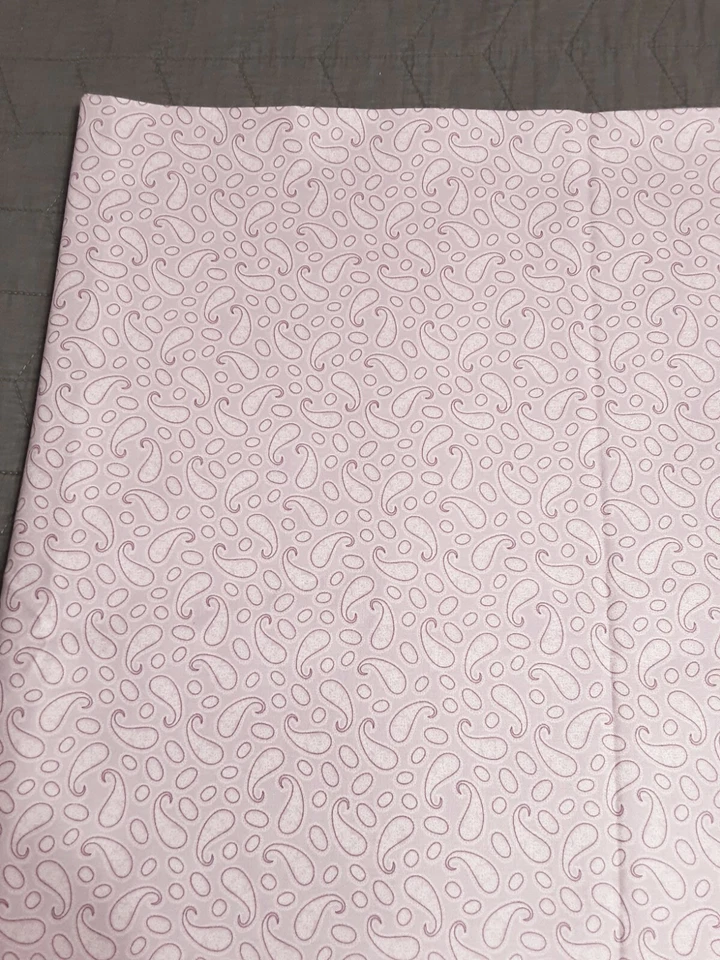 Beatrix Potter Cotton Fabric 3 yards + 25" (44" wide) Lavender Paisley Quilting - Image 3 of 4