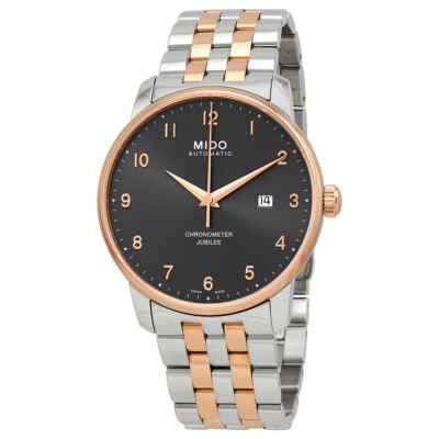 Mido Baroncelli Jubilee Automatic Chronometer Anthracite Dial Men's Watch