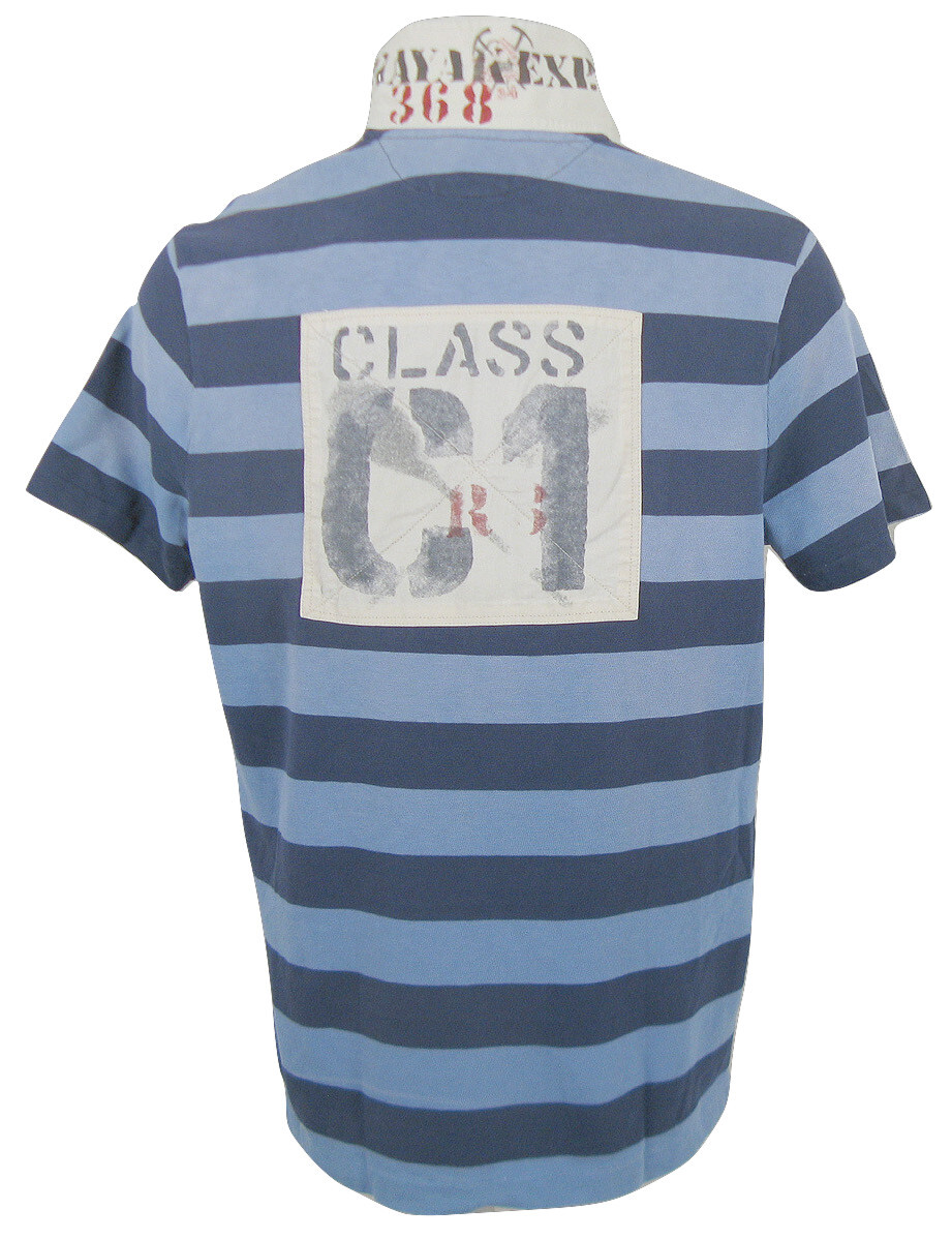 NEW Vintage $145 Polo Ralph Lauren Rugby Shirt! 3 Striped NEW Vintage $145 Polo Ralph Lauren Rugby Shirt! 3 Striped