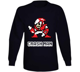 Crash Man Mega Man 2 Robot Enemy NES Video Game T Shirt