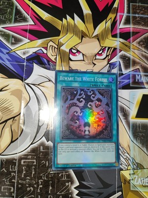 INFO-EN059 Beware the White Forest : Super Rare Card : 1st Edition YuGiOh TCG