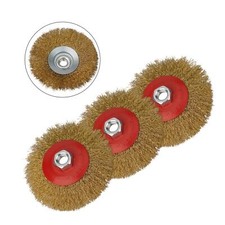 3x Stainless Steel Wire Brush For Angle Grinder Rotary Die Grinder Removal Wheel