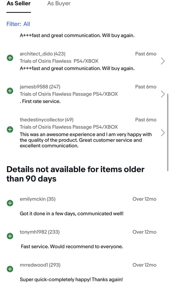 Trials of Osiris Flawless  PSN/XBOX/PC Carry Only!! - Image 3 of 3