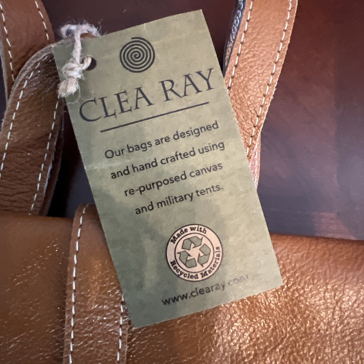 CLEA‎ RAY BACK PACK CANVAS AND LEATHER FLORAL BEIGE AND GREEN COLOR Backpacks | Clea Ray main image 3