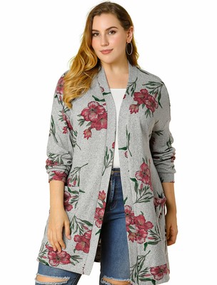flowered cardigans