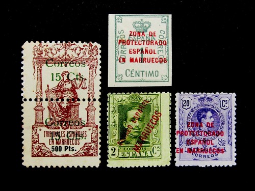 nystamps Spanish Morocco Stamp # 74//79 Mint OG H U27y1088