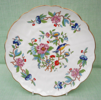 Aynsley Pembroke Bone China kleine Kuchen-/Keksplatte - 21 cm Durchmesser