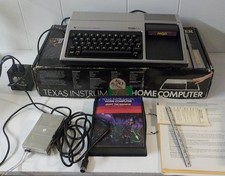 Vintage Texas Instruments TI 99/4A Home Computer System in Box