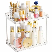2 Tier Bathroom Counter Organizer,Tiered Bathroom Organizer for Makeup,Perfum...