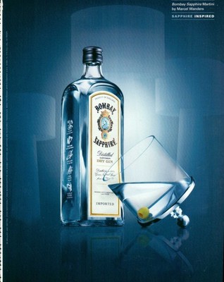 Bombay Sapphire Magazine Print Ad Advert Marcel Wanders '' Inspired'' 1pg 2007
