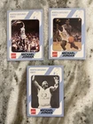 Michael Jordan 1988-89 Collegiate lot of 3 cards