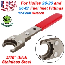 Wrench 4 for Holley 26-26 26-27 Fuel Inlet Fitting - 12 Point Use w/ Line On/Off