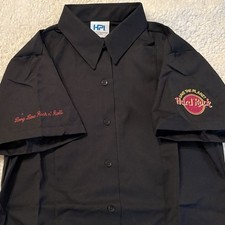 Hard Rock Cafe - HPI Bartender Uniform Shirt - Ladies Size M - NIP