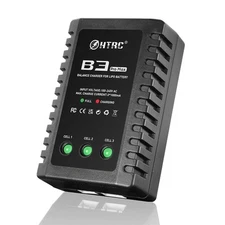 Lipo Battery Charger 2S-3S RC Balance Charger Compact Charger for 7.4-11.1V Lipo