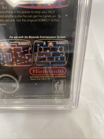 GLOSS NES-GP Donkey Kong 2nd Print feat. Jumpman Mario CGC 8.0 CiB NOT SEALED