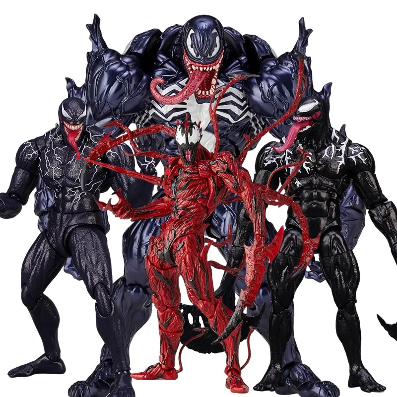 BRANDED Venom Action Figure Carnage Spider-Man Collectible Joint Movable Doll Toy Gifts