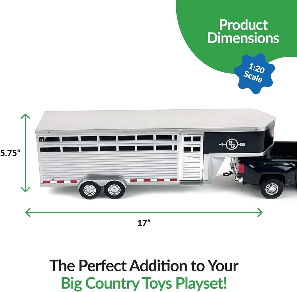1:20 Scale Toy Truck Trailer with Working Doors - Image 4 of 4