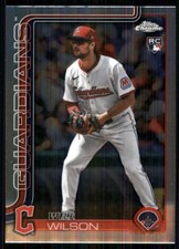 2025 Topps Chrome Update #USC187 Will Wilson RC Cleveland Guardians 56881